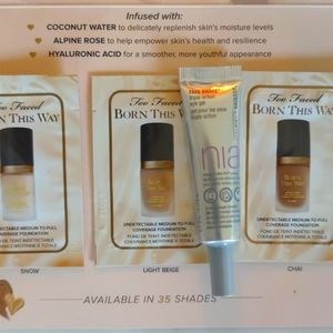 Too Faced and nia Fake Awake Eye Gel Bundle